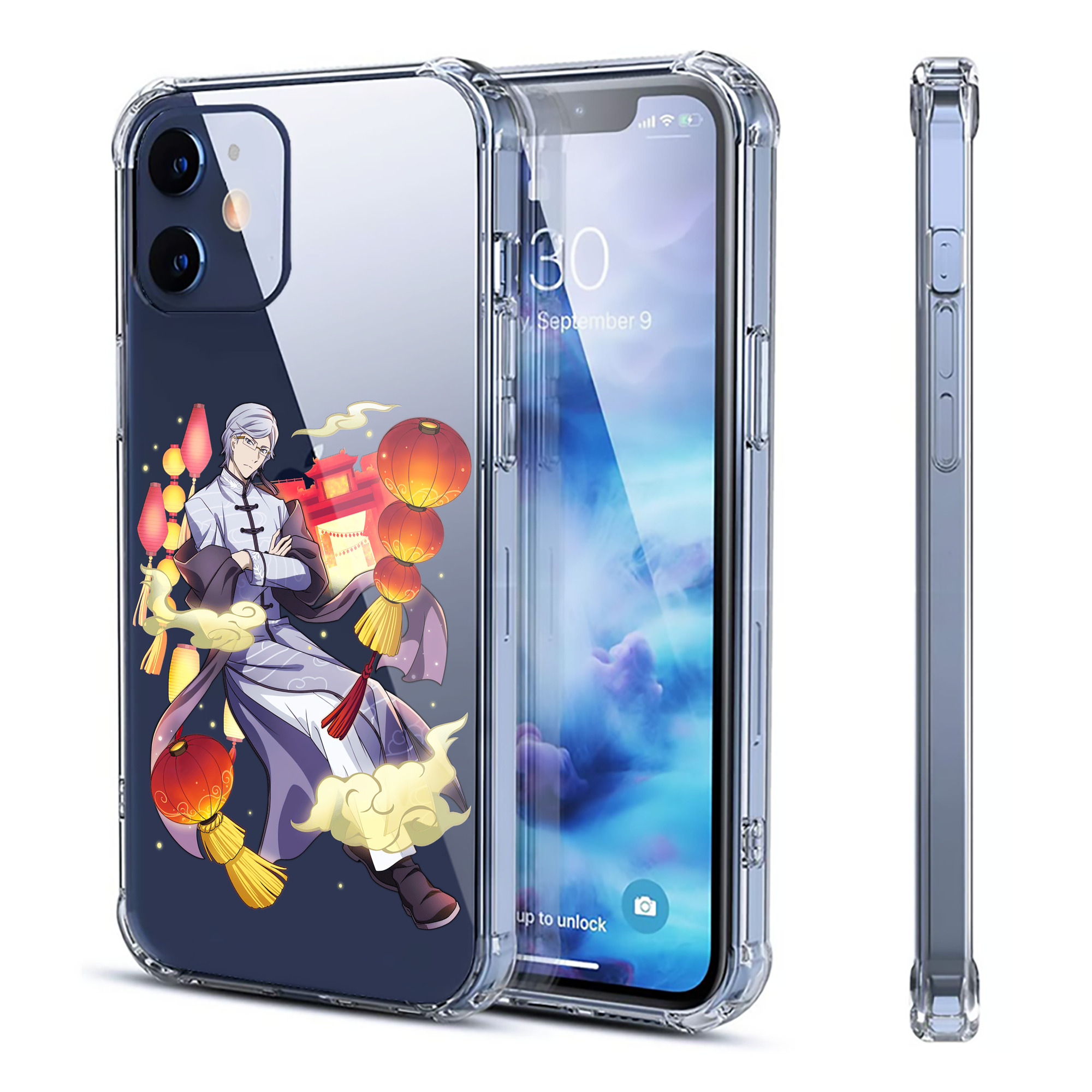 （画像用） 文豪ストレイドッグス Bungo Stray Dogs 【iPhone 12シリーズ対応】透明スマホケース（クリアソフトケース）